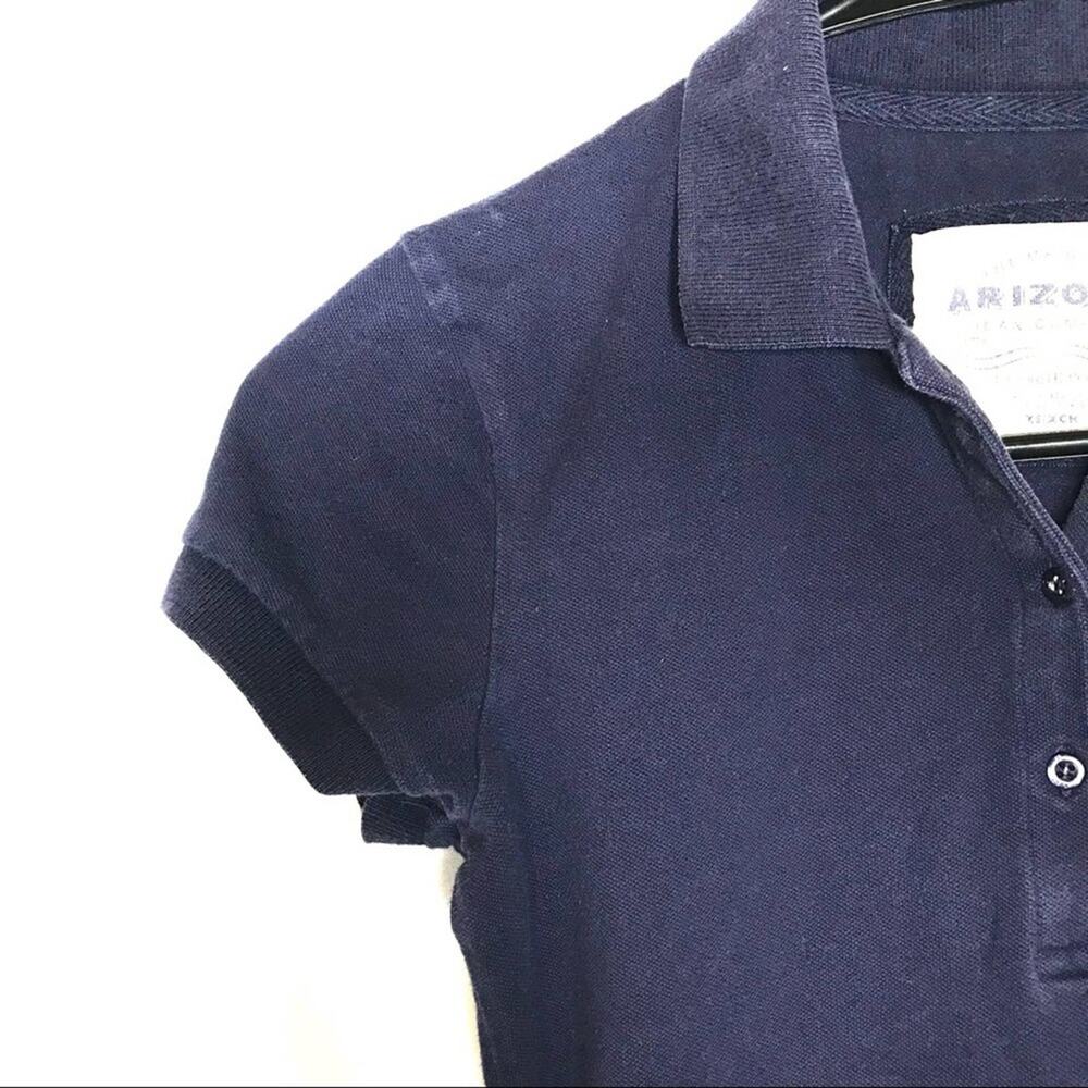 Arizona Jean Co. Kids Favorite Polo Cap Sleeve Tee - Picture 3 of 8